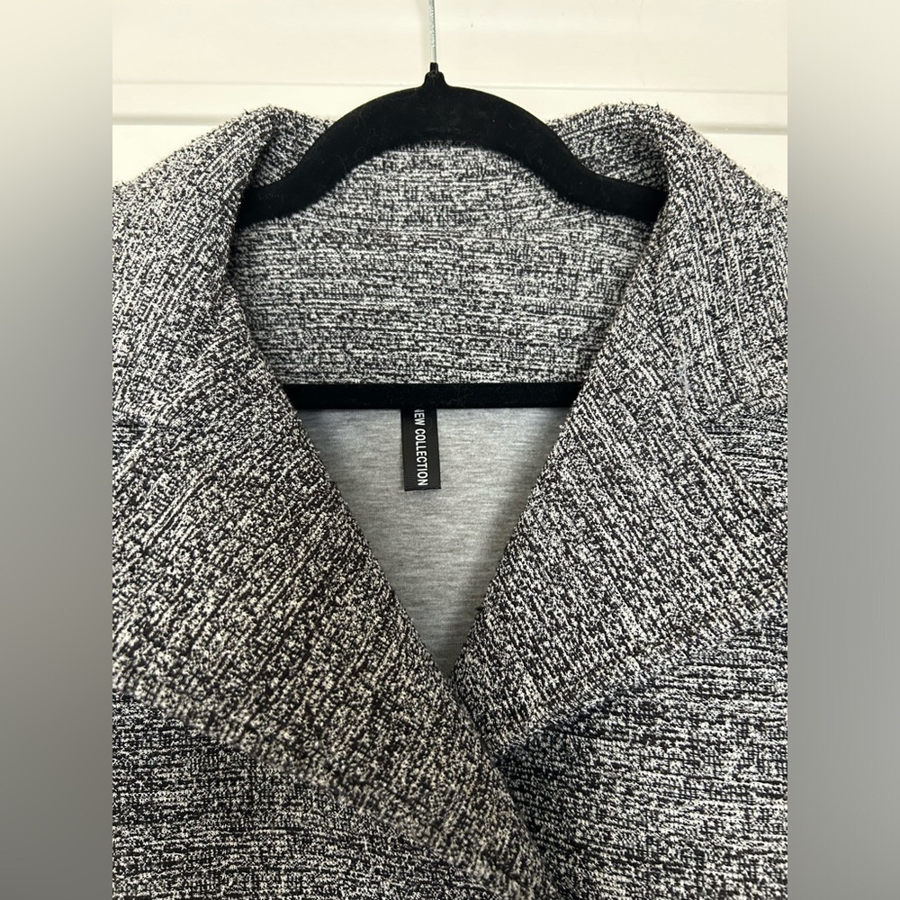 Italian Heather Gray Knit Peacoat Size OS - Picture 6 of 8